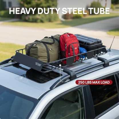 250lbs Extendable Rooftop Cargo Carrier (64*39*6)