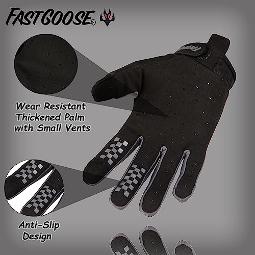 Dirt Bike Motorcycle Gloves (Medium / Black001)