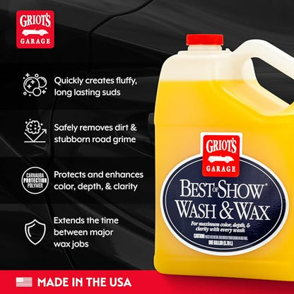Best of Show Wash and Wax for Car Detailing and Cleaning (128 Fl Oz (Pack of 1))