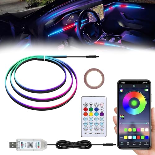 Acrylic LED Lights for Car (Car Ambient Lighting Kit (1 in 1))