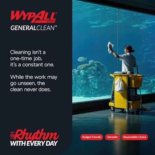 GeneralClean X50 Cleaning Cloths (Jumbo Roll / 1100 Count (Pack of 1))