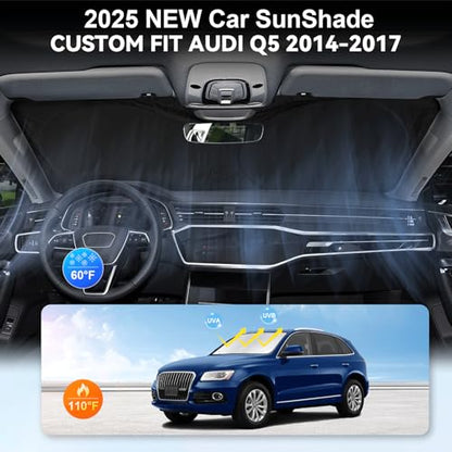 Windshield Sunshade for 2014 (for 2014- 2017 Audi Q5/SQ5)