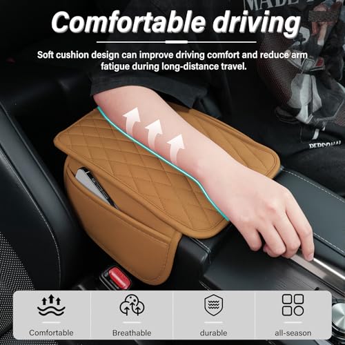 Car Center Console Cover (orange)
