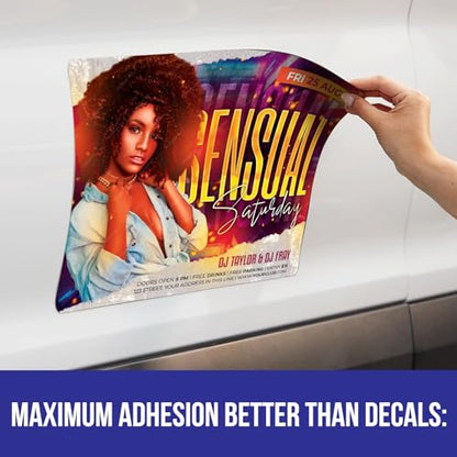 2pc 9x12 Custom Full Color Magnetic Car Signs (9"x12")