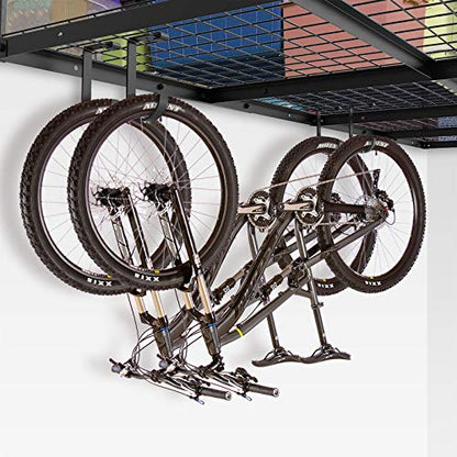 4 Pack Add On Storage Flat Hooks (Flat Hook x 4 / Black)