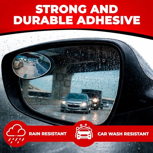 Blind Side Mirrors for the Car (Semi Oval / Pack of 2)
