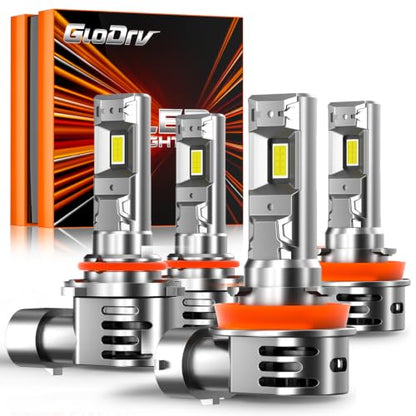 2026 Upgrade] 9005 9006 Fog Light Bulb Combo Pack of 4 (9005+9006)