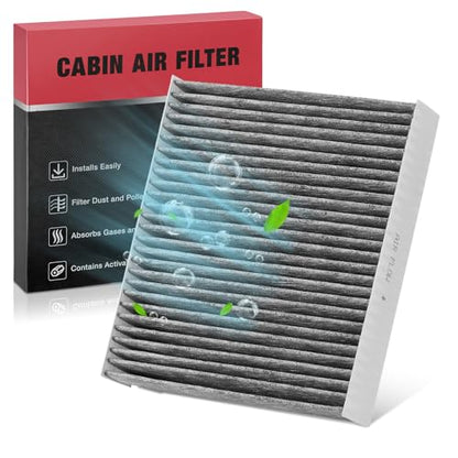 Cabin Air Filter CF12312 Compatible with Nissan 2018 (8.1" x 8.7" x 1.5" / CF12312)