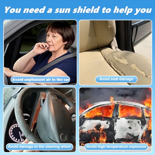 Windshield Sun Shade for Kia EV6 2022 2023 2024 2025 4