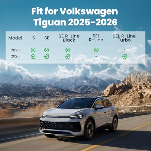 Floor Mats for Volkswagen Tiguan 2025 2026
