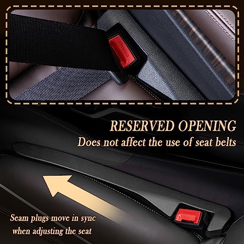 2PCS Car Seat Gap Filler (Black/2pcs)