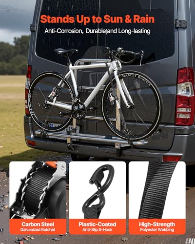 Retractable Ratchet Straps (1 in x 10 ft(4PCS))