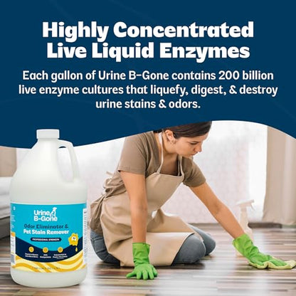 Urine B Gone Enzyme Cleaner for Human (128 Fl Oz (Pack of 1))