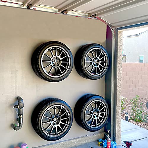 Heavy Duty Garage Tires Hooks Wall Mounted Tool Hanger Organizer (4 Pack)