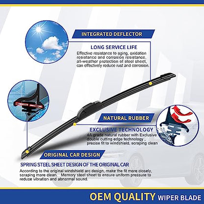 Wipers Replacement for 2014 (26"+20"+14" / J-HOOK)
