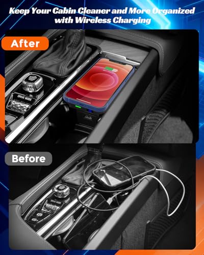 Wireless Car Charger for Volvo XC90 2016