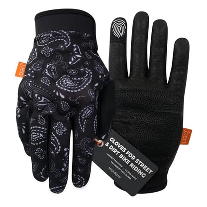 Motorcycle Gloves with Knuckle Protection (Small)