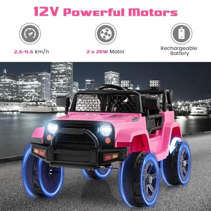 Kids Ride On Truck (Pink)