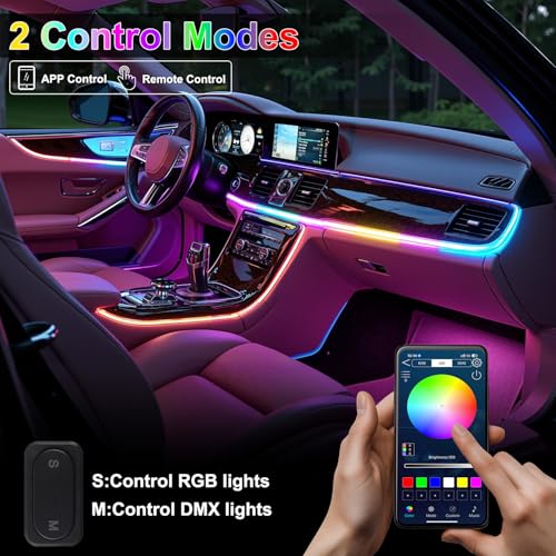 Acrylic Interior Car LED Lights