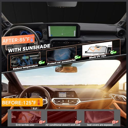 Windshield Sun Shade for Ch (for Silverado EV 2024-2026)