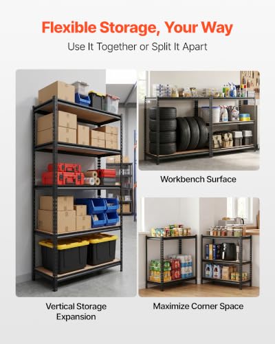Storage Shelves (18.07" D x 36.34" W x 71.38" H)