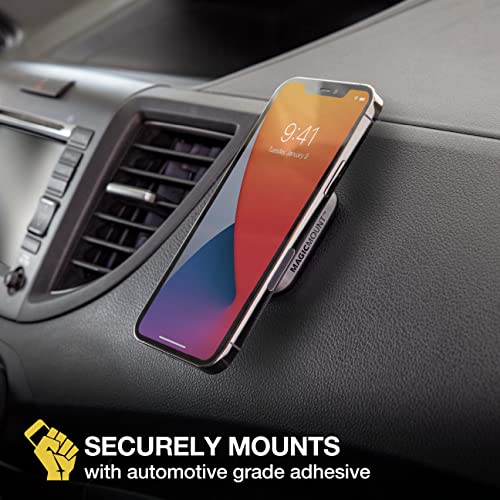 MP2FM XCES0 MagicMount Pro2 Universal Flush Magnetic Cell Phone Car Mount Kit Compatible with MagSafe (1 Pack)