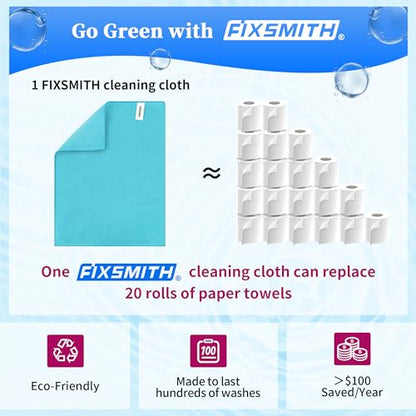 Microfiber Cleaning Cloth (12pk / 3 Colors Assorted)
