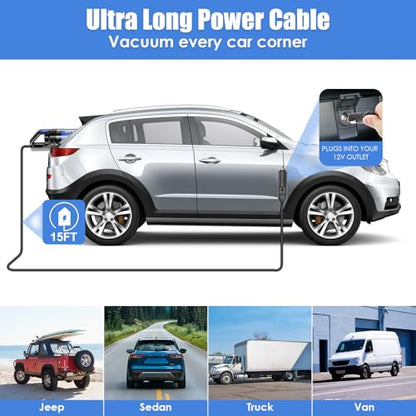 Car Cleaning Kit (Blue / 17PCS)
