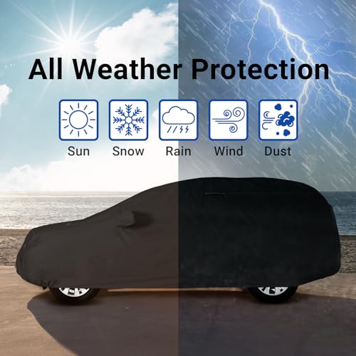 Car Cover Waterproof All Weather for 1933 (61. Master 1933-1942 / Black / Red (Stripe))