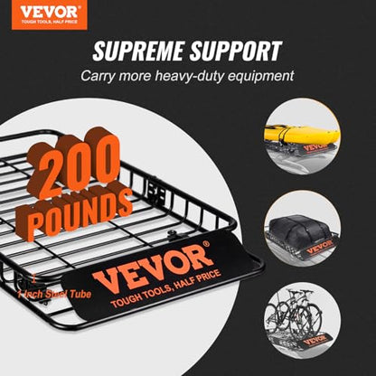 Roof Rack Cargo Basket (Basket / 64x39in)
