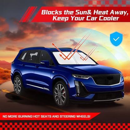 Windshield Sun Shade for Cadillac XT6 2020 (for Cadillac XT6 2020-2025)