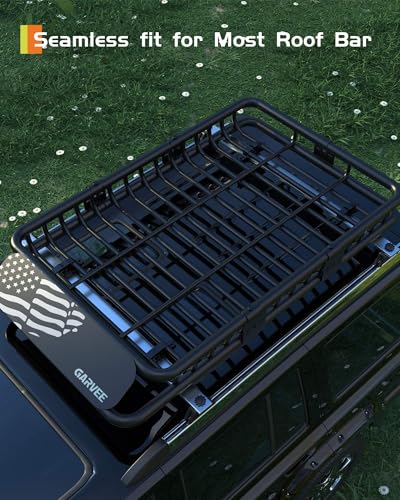 46" x 36" Universal Roof Rack Cargo Carrier Basket (Flag / 46'' Roof Basket)