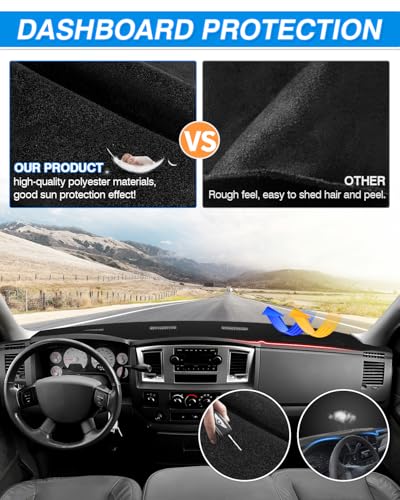 Dash Cover for 2006 (63.77*20.86(Dodge Ram 06-09))