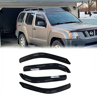 Window Visors Rain Guards for 2005 (2005-2015 Xterra)