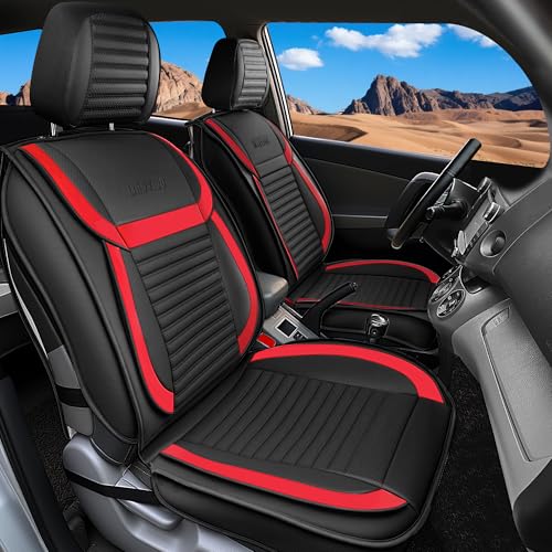 Car Seat Covers Full Set (Black+Red / Full set)