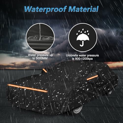 Car Cover for Cadillac Deville 1985 (Black / for Cadillac Deville 1985-1993)