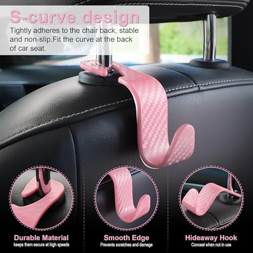 Car Purse Hook (Pink-CF)