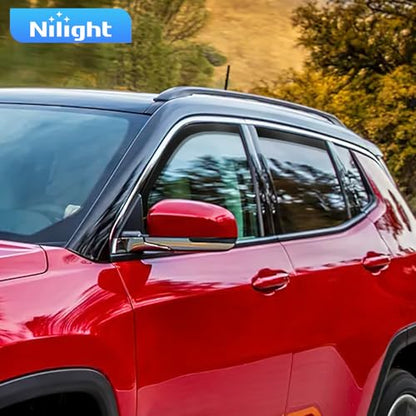 Vent Window Visors for Jeep Compass 2017 (Compass 2017-2026)