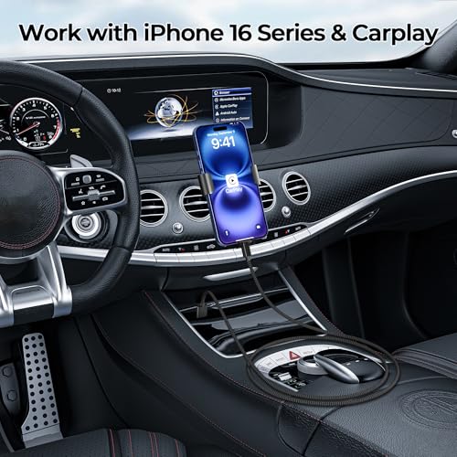 for iPhone 17 16 Pro Max Charger Cord (3Pack 3.3/6.6/10FT(1/2/3M) / 3 Pack / Black)