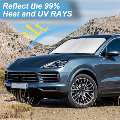 Windshield Sun Shade for 2019 (Fit Cayenne 2019-2025)