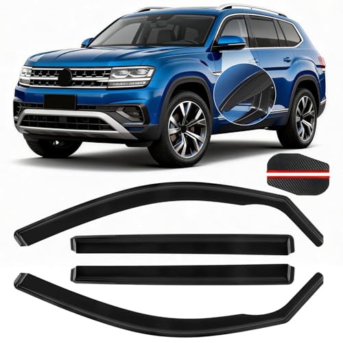 in Channel Rain Guards Fit for Volkswagen (For 2018-2026 Atlas)