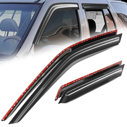 4PCS Tape On Window Visors for 1996 (96-04 Nissan Pathfinder Infiniti)