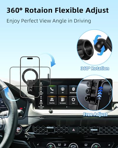 Car Phone Mount for 2023 (Honda Accord 2023-2026 ( 12.3-Inch Only) / Magsafe)