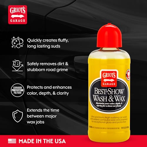 Best of Show Wash and Wax for Car Detailing and Cleaning (16 Fl Oz (Pack of 1))