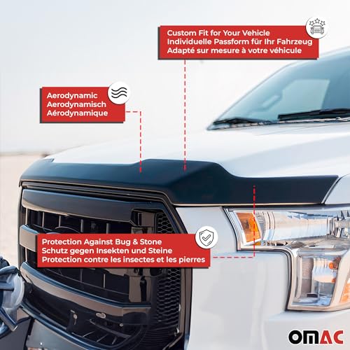 Front Bug Shield Hood Deflector Guard fits Hyundai Tucson 2022 (Tucson 2022-2025 / Hood Deflector)