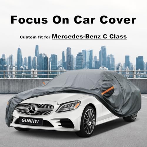 Premium Car Cover Custom Fit Mercedes Benz C Class C250 C300 C350 C400 C450 C63 AMG (18 Mercedes-Benz / 18.03 Mercedes-Benz C-Class)