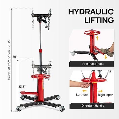 Transmission Jack (Red 3/4 Ton)