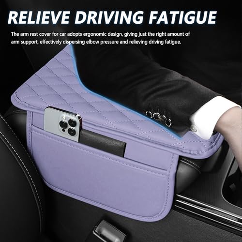Upgraded Car Center Console Cover (Purple)