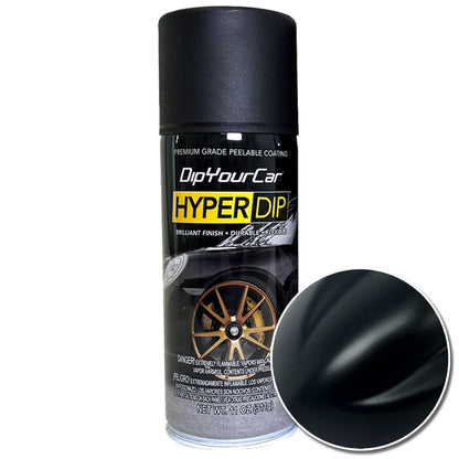 HyperDip Peelable Car Paint in a Can (11 Ounce (Pack of 1) / Frozen Black)