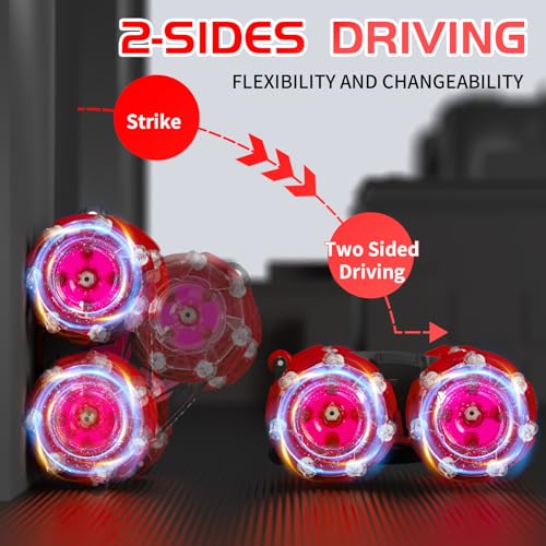 Gesture Sensing RC Stunt Car (Light Red)